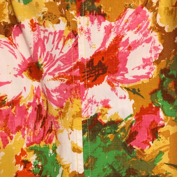 Talbots Sleeveless Dress. Vibrant, Colorful Floral Print, Women’s Size 8P - Picture 10 of 15